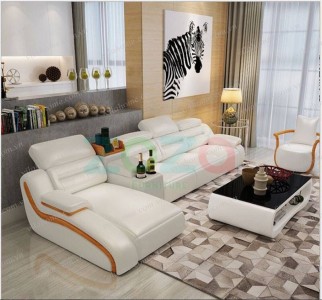 SOFA DA TRẮNG SỮA