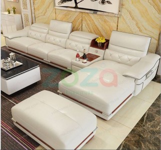 SOFA DA TRẮNG TINH KHIẾT