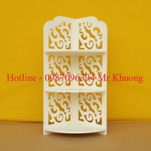 Kệ góc 3 tầng hoa đơn 